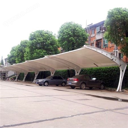 户外停车棚 防晒避雨 可定制钢结构雨篷 多种规格可选